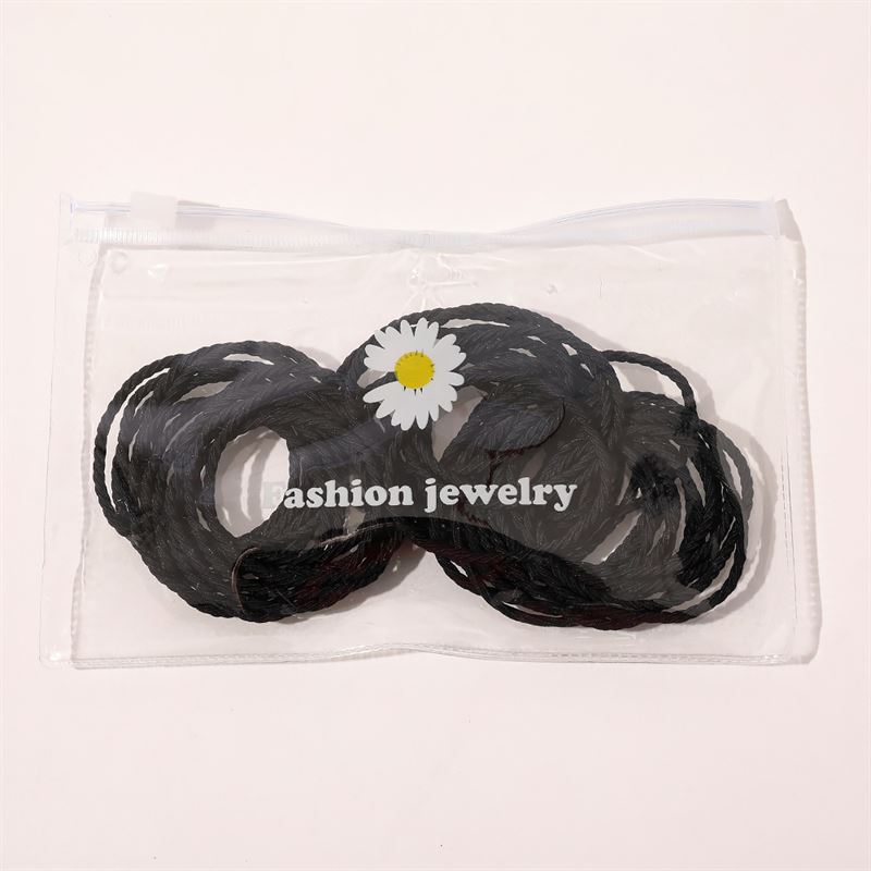 SOHO Liana Hair elastics - Black - Hair Accessories | Fashiongirl