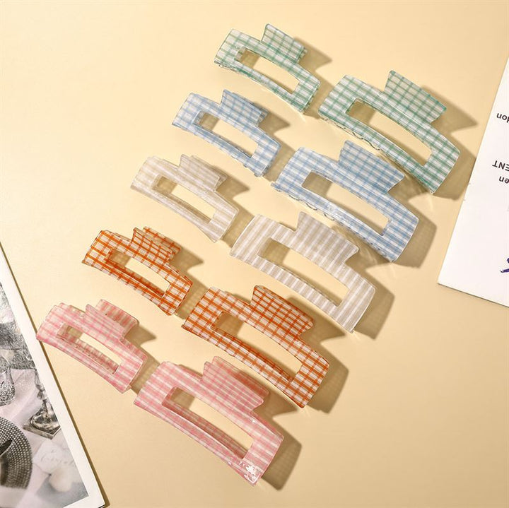 SOHO Line Hair Claw - Blue - Hair Accessories