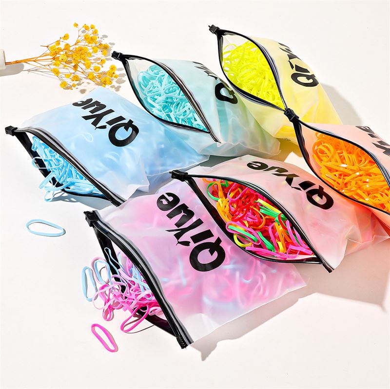 SOHO Liva Snag Free Hair elastics, 500 pcs - Brown - Hair Accessories | Fashiongirl