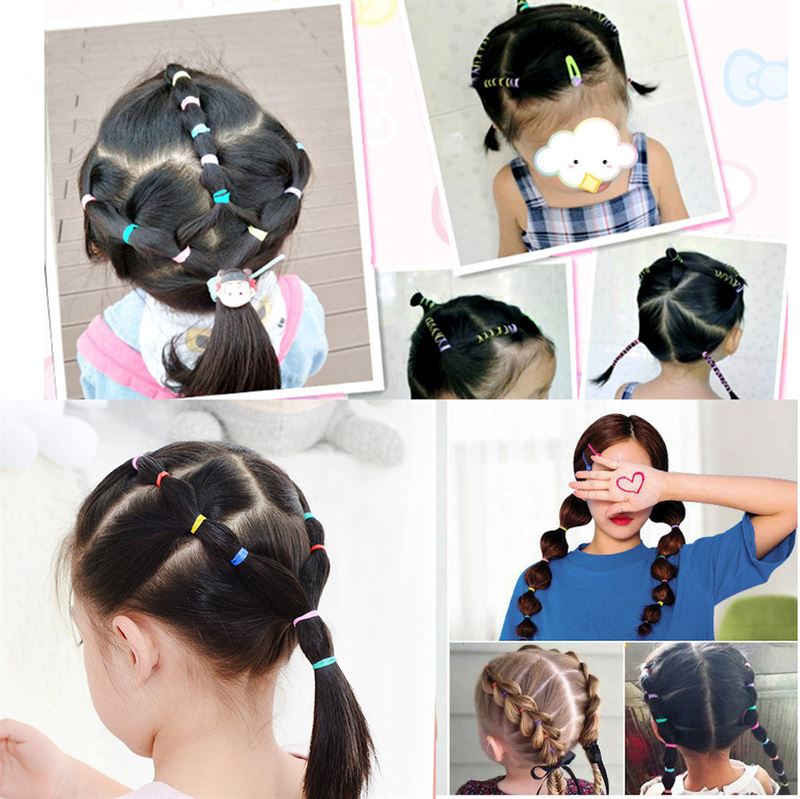 SOHO Liva Snag Free Hair elastics, 500 pcs - Dream - Hair Accessories | Fashiongirl