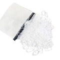 SOHO Liva Snag Free Haarelastiekjes, 500 stuks - Transparant - Haaraccessoires | Fashiongirl