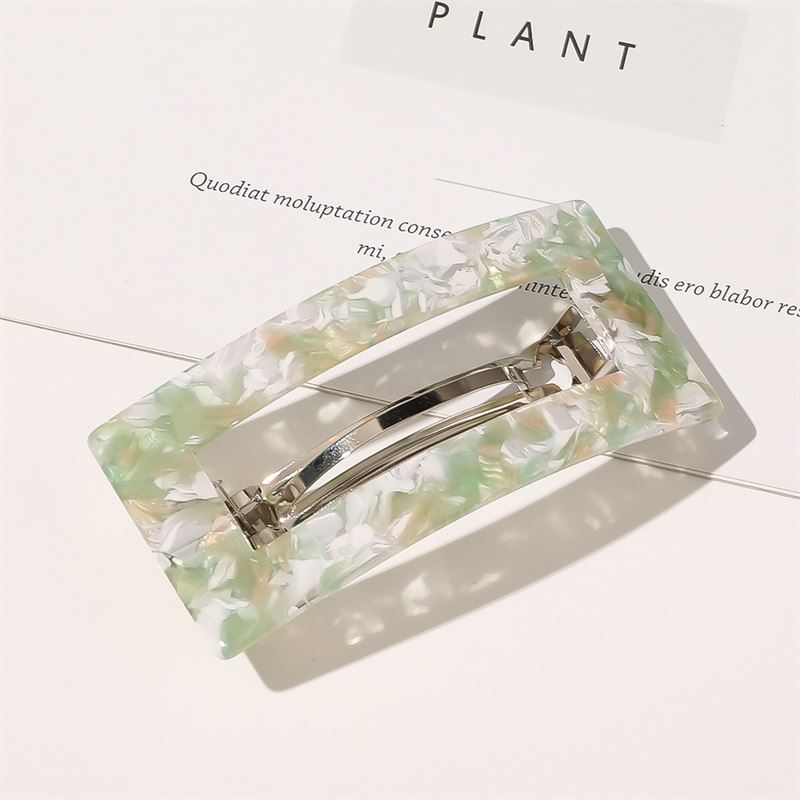 SOHO Livie Hair Clip - Fern Marble - | Fashiongirl