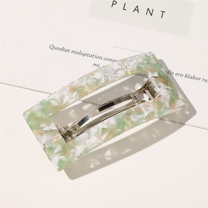 SOHO Livie Hair Clip - Fern Marble - | Fashiongirl