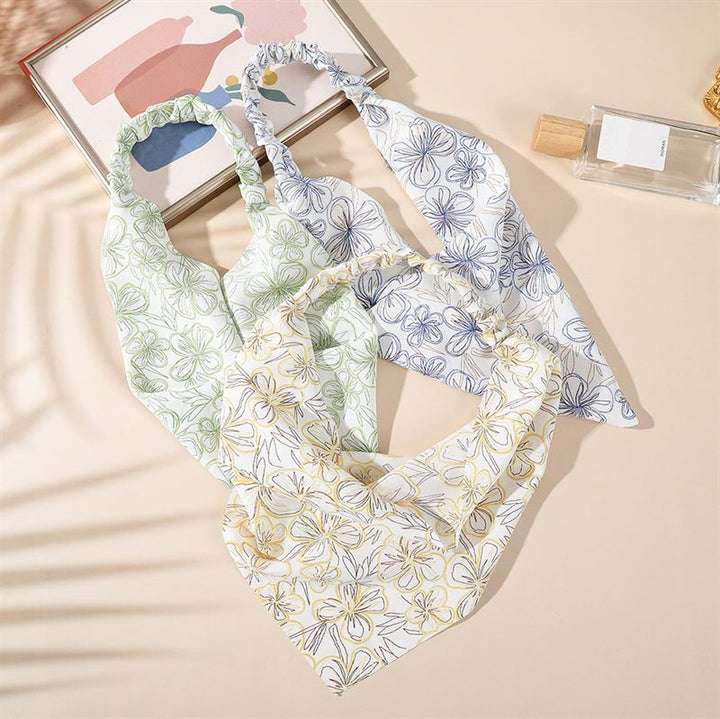 SOHO Lorelei Bandana Hair Scarf - Yellow - | Fashiongirl