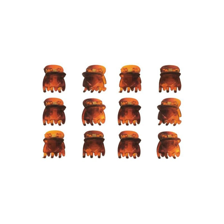 SOHO Lucca Mini Hair Claws - Bruin - Haaraccessoires