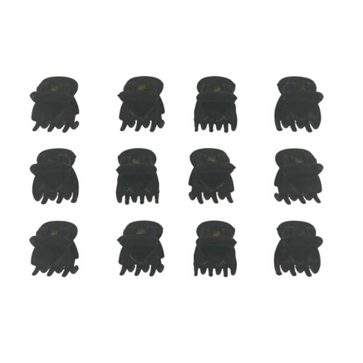 SOHO Lucca Mini Hair Claws - Matte Black - Hair Accessories