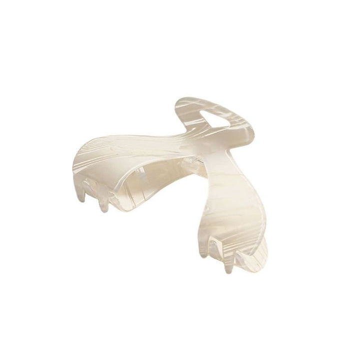 SOHO Malou Hair Claw - White - Hair Accessories