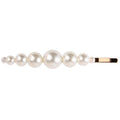 SOHO Mila haarspeld met witte parels - goud, nr. 6276 - Haaraccessoires | Fashiongirl