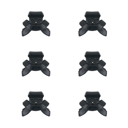 SOHO Mini Hair Claw 6 pcs - Black - Hair Accessories
