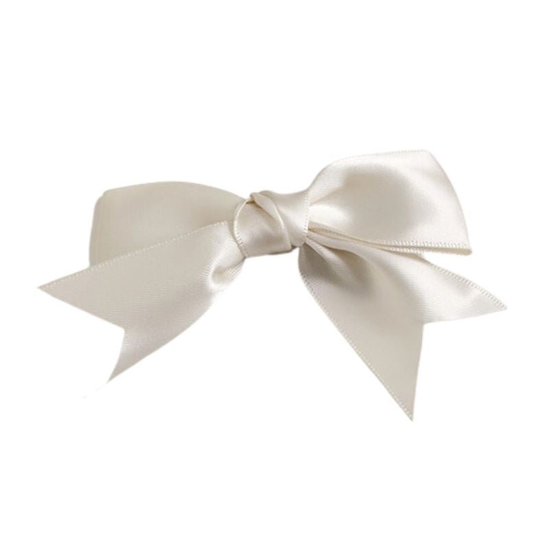 SOHO Mio Bow Hair Clips - White - Hair Accessories | Fashiongirl