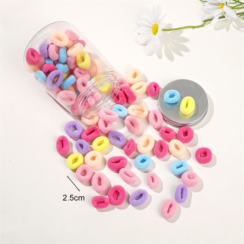 SOHO Nera Hair elastics - 100 pcs - Hair Accessories | Fashiongirl