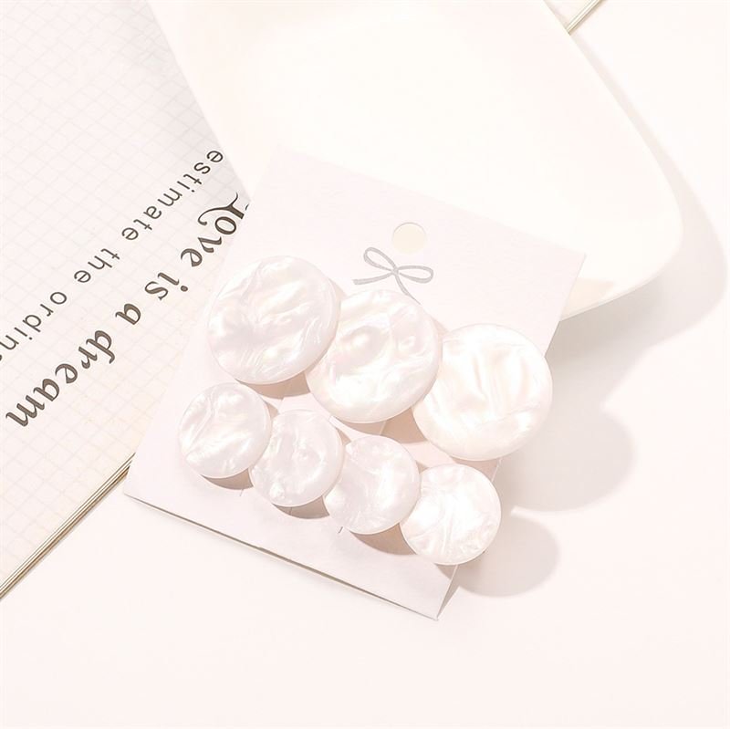 SOHO Opal Haarspeldjes - Wit - | Fashiongirl