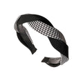 SOHO Paloma-hoofdband - Zwart/wit - Haaraccessoires