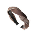 SOHO Paloma-hoofdband - bruin/crème - haaraccessoires | Fashiongirl