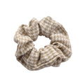 SOHO Pepita Scrunchie - Beige - Haaraccessoires