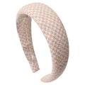 SOHO Pianna-hoofdband - Perzikbeige/wit - Haaraccessoires | Fashiongirl