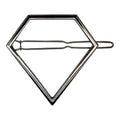 SOHO Pyramid Hair Clip - Zilver - | Fashiongirl