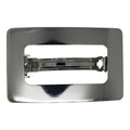 SOHO rechthoekige haarclip - zilver - | Fashiongirl