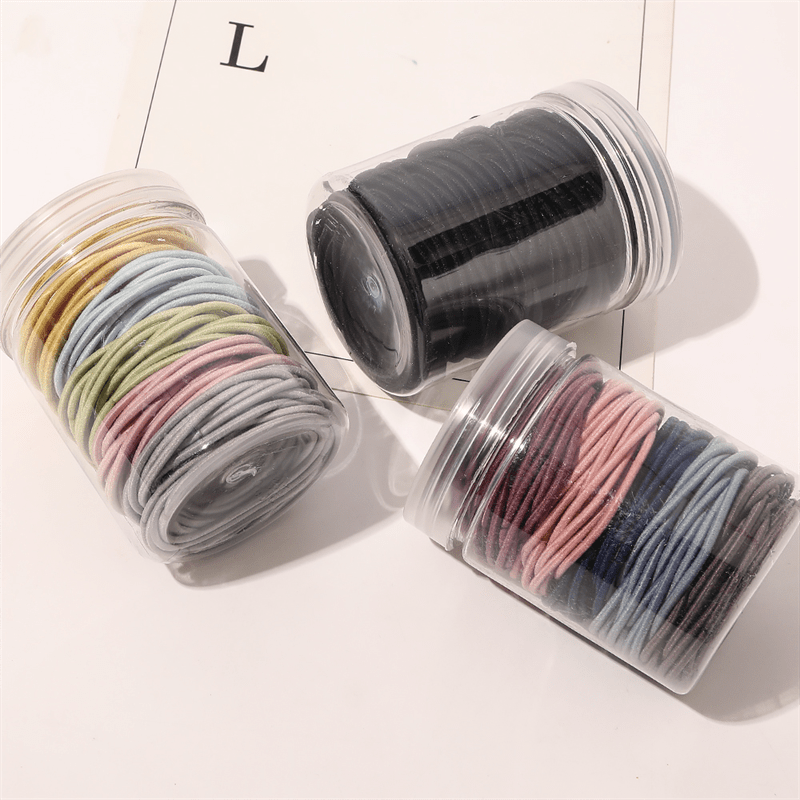 SOHO Remi Hair elastics 50 pcs - Beige Mix - Hair Accessories