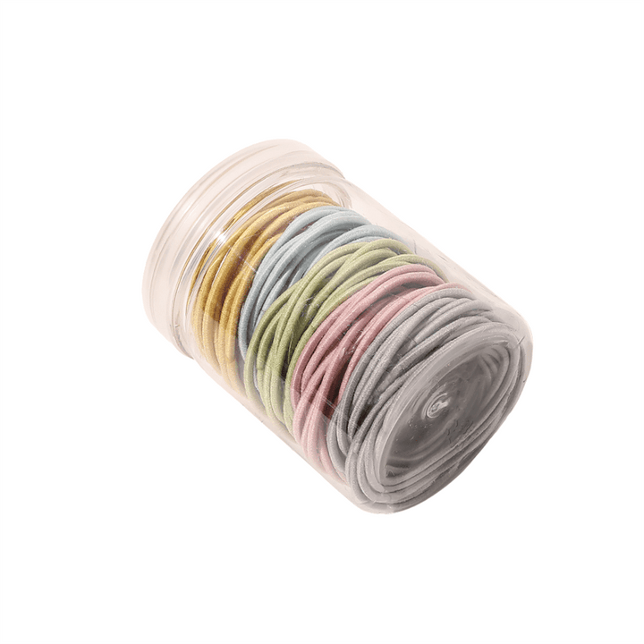 SOHO Remi Hair elastics 50 pcs - Rainbow - Hair Accessories