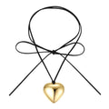 SOHO Reva Heart Choker Necklace - Goud - | Fashiongirl