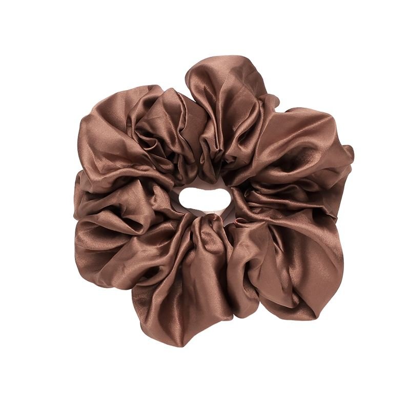 SOHO Riva XL Scrunchie - Dark brown - Hair Accessories