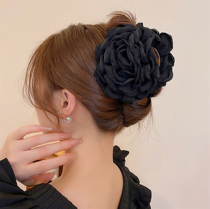 SOHO Rosabel Hair Claw - Black - Hair Accessories