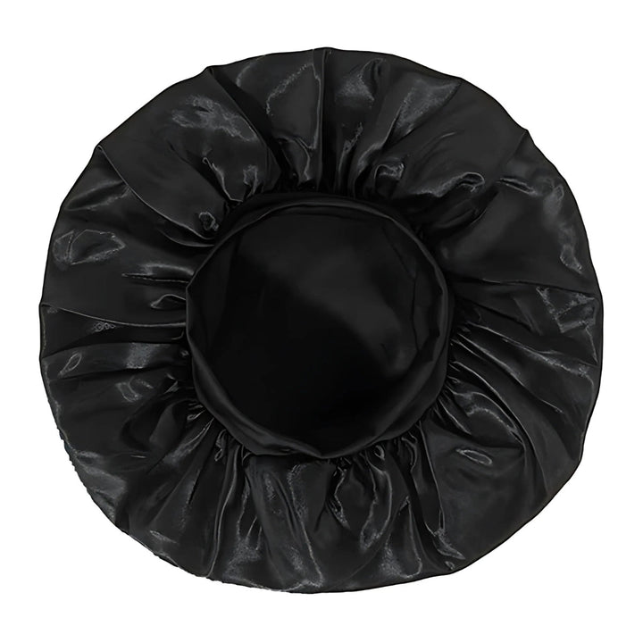 SOHO Safiya Satin Bonnet - Black - Hair Bonnets - SOHO