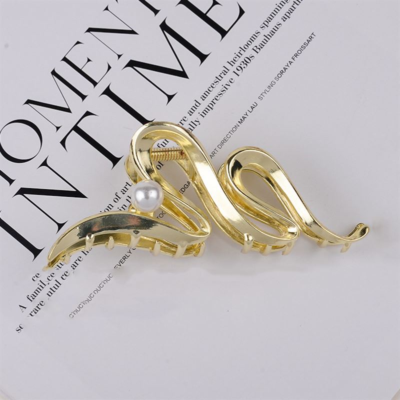 SOHO Sania Hair Claw - Gold - Hair Accessories