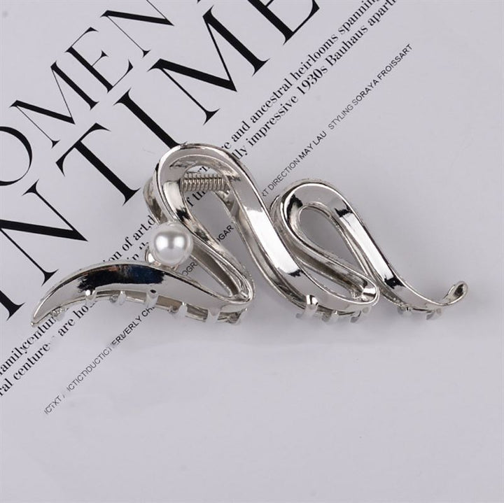 SOHO Sania Hair Claw - Silver - Hair Accessories