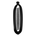 SOHO Slim Banana Hair Clip - Zwart - | Fashiongirl