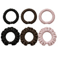 SOHO Soie Satin Scrunchie Hair Elastics 6 Pack