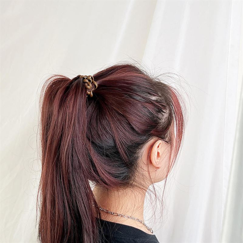 SOHO Thia Spiral Hair elastics, 6 pcs - Sun - Hair Accessories | Fashiongirl