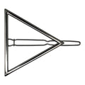 SOHO driehoekige haarclip - zilver - | Fashiongirl