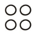 SOHO Wave Spiral Haarelastiekjes - Zwart - Haaraccessoires | Fashiongirl