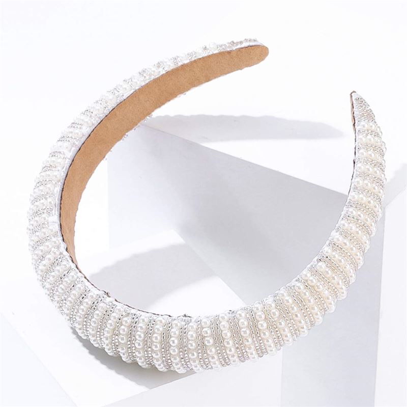 SOHO Wide Headband with pearls - Hair Accessories