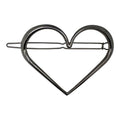 SOHO XL Hartvormige haarclip - Zilver - | Fashiongirl
