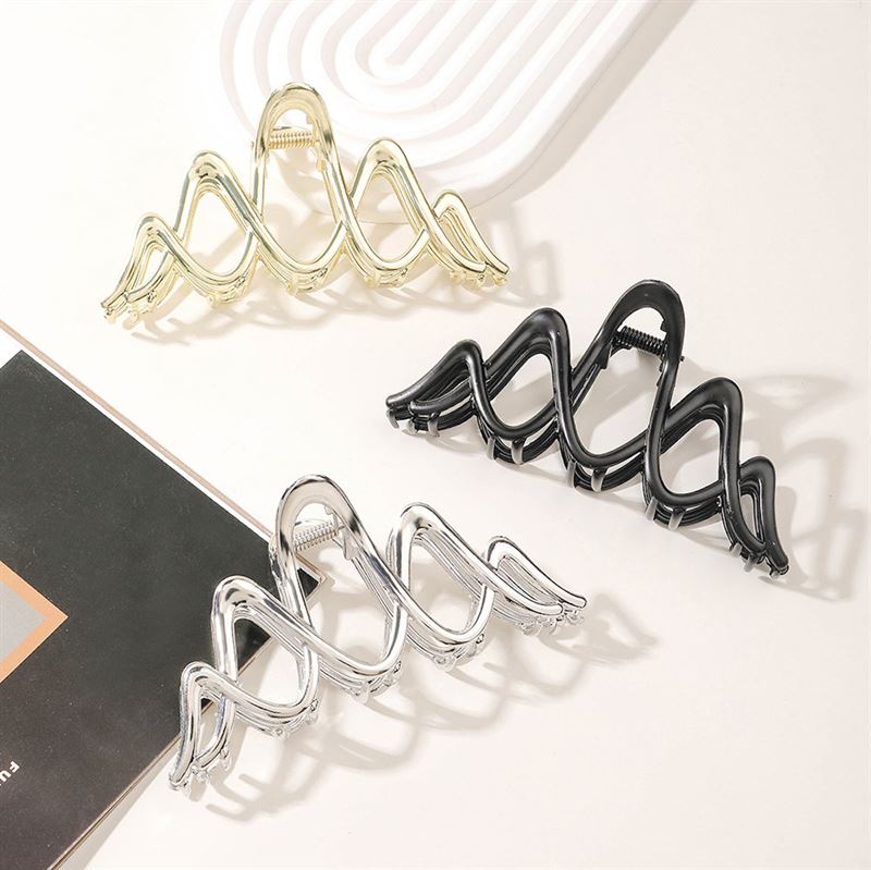 SOHO Ziv Hair Claw - Black - Hair Accessories