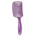 TBC Detangling Hair Brush - Wet & Dry Hollow Brush - Paars - Haarstylingtool