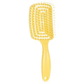 TBC Detangling Hair Brush - Wet & Dry Hollow Brush - Yellow - Haarstylingtool | Fashiongirl