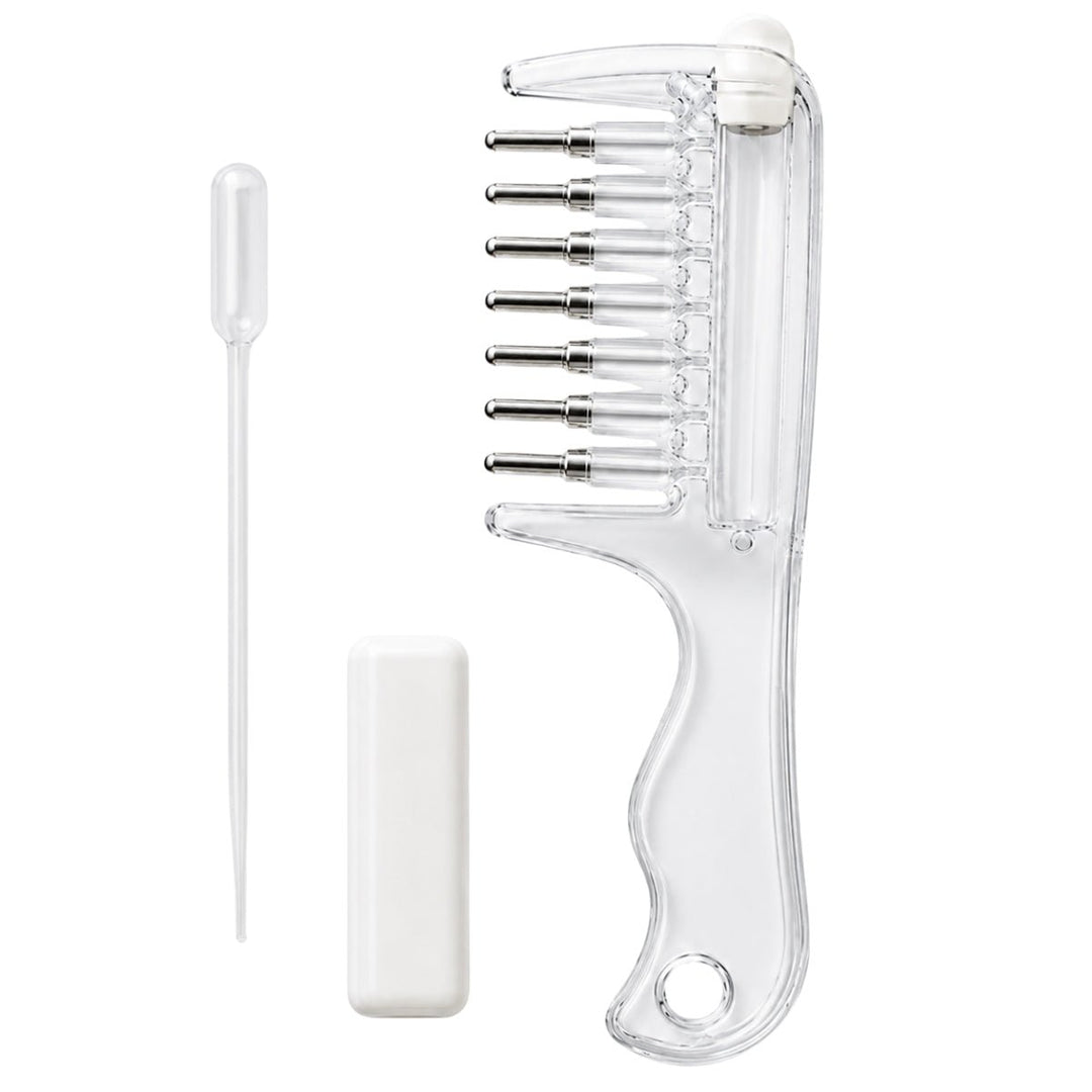 TBC Scalp Oil Applicator Comb with Pipette - Transparent