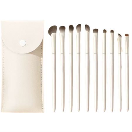 UNIQ Technique PRO Rose Lens - 5-delige Oogschaduw Kwasten Set met Koker