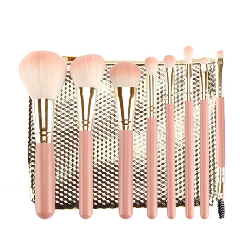Technique PRO Advanced Face Brush Collection - 8 makeup brushes and 1 makeup bag - Makeup Brushes