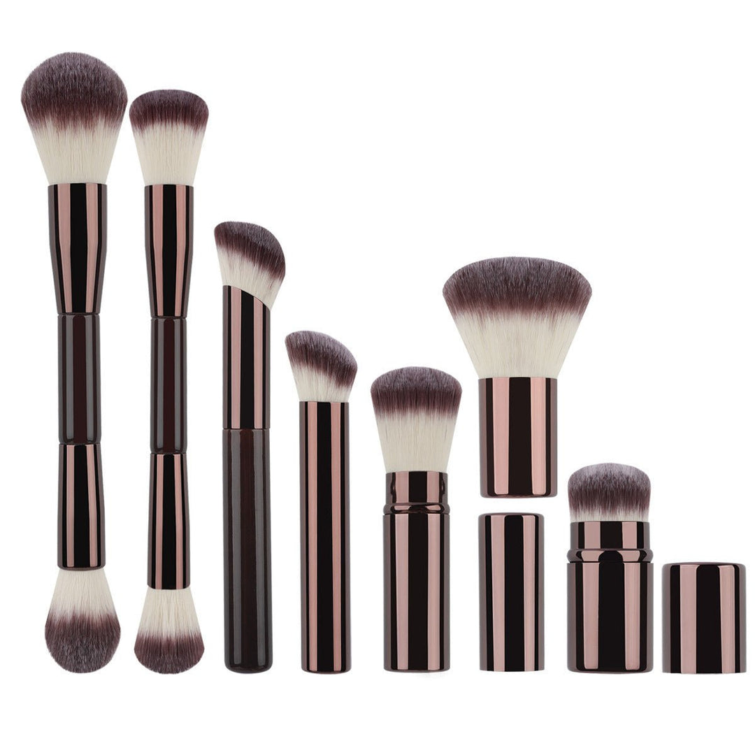 Technique PRO Dark Mocha Makeup Brush Set - 9 makeup brushes - | Fashiongirl