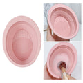 Technique PRO Opvouwbare siliconen make-upkwastenreiniger - Nude Rose - Haaraccessoires