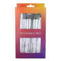 Technique PRO Make-upborstels, Silver edition - 10 stuks - 
