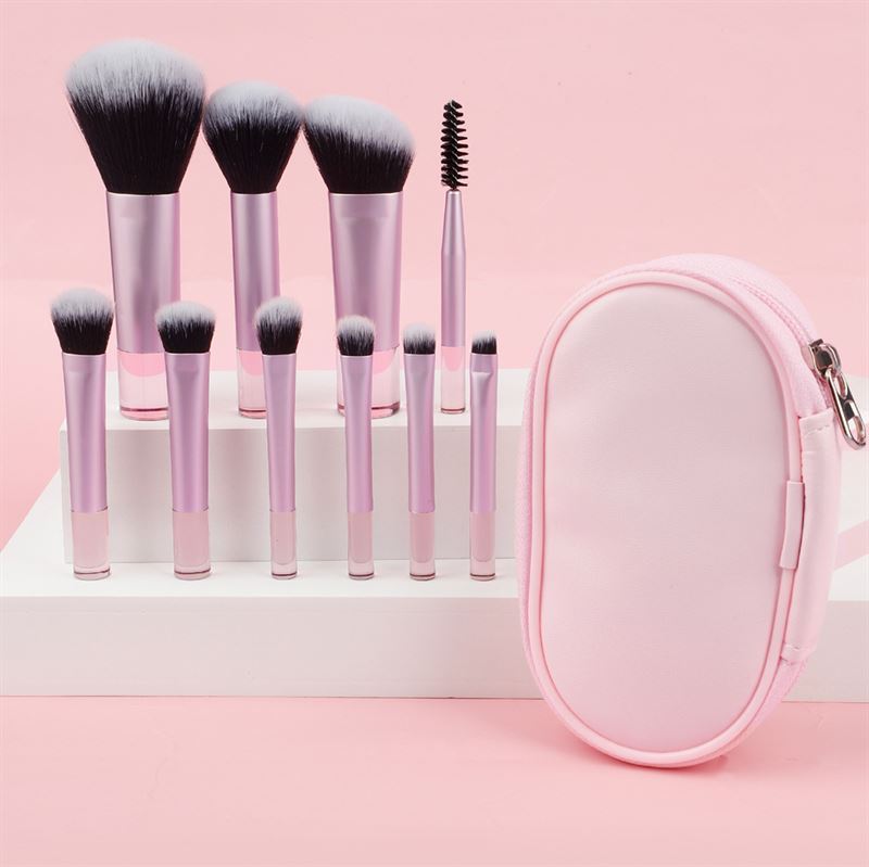 Technique PRO Petite Glow Brush Travel Set - Pink - | Fashiongirl