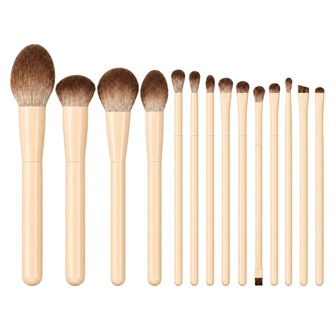 Technique PRO Vanilla Makeup Brush Set - 14 Pieces - Brush sets - Technique PRO