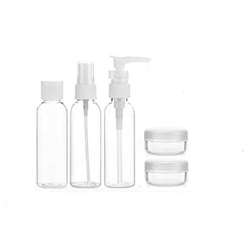 Travel bottles 3 pcs 50 ml + 2 pcs cream container - | Fashiongirl
