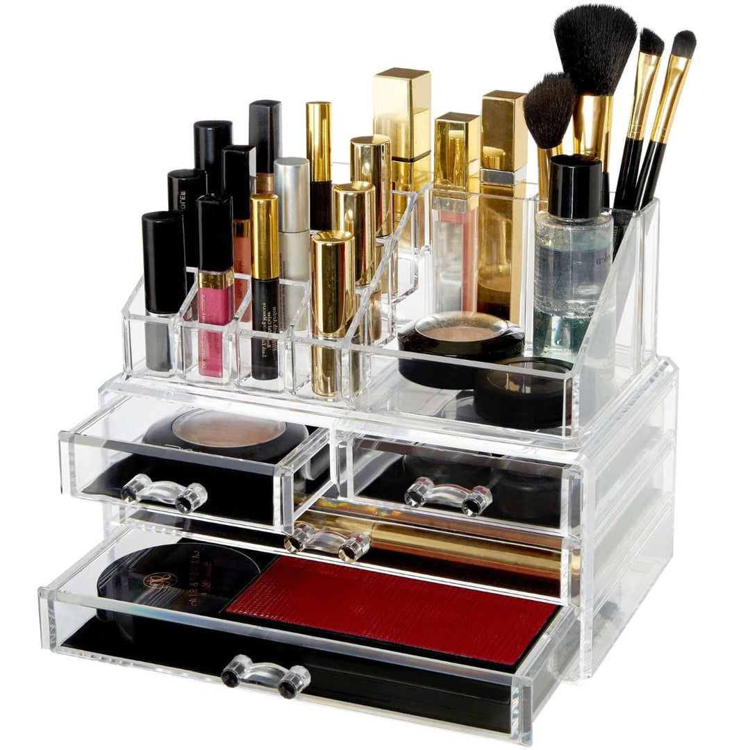 UNIQ Acrylic Jewelry/Makeup Organizer with 4 Drawers - SF 1155 - Organiser - UNIQ